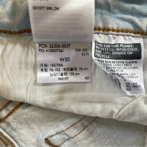 Levi’s Wedgie Jeans Pant High Skinny Light Denim Blue Festival Grunge Y2K NWT - Picture 13 of 15